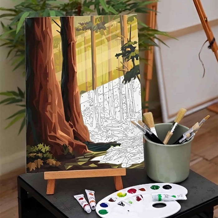 Sunlit Pines