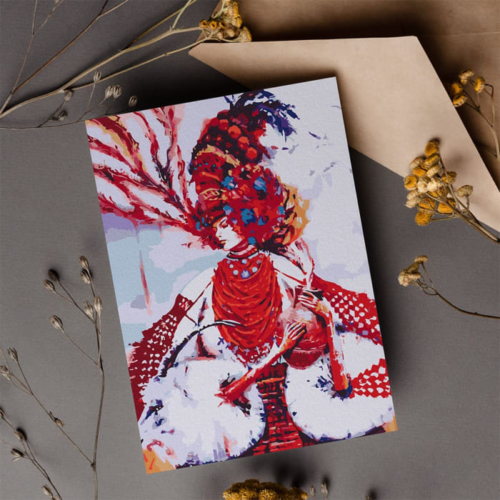 An illustrated greeting card from our paper range